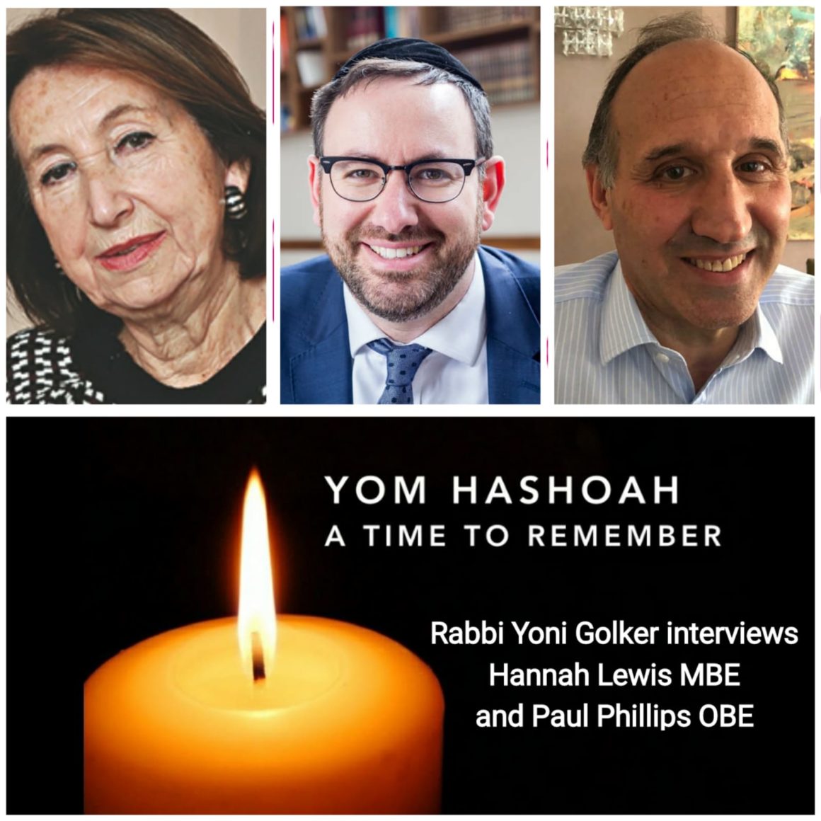 Rabbi Yoni Golker interviews Paul Phillips OBE and Hannah Lewis MBE