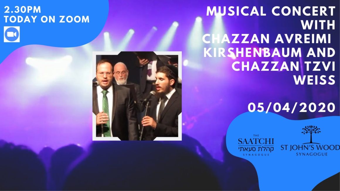 Concert with Chazanim Avreimi Kirshenbaum and Zvi Weiss