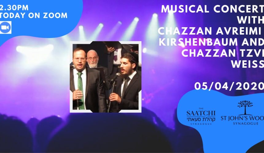 Concert with Chazanim Avreimi Kirshenbaum and Zvi Weiss