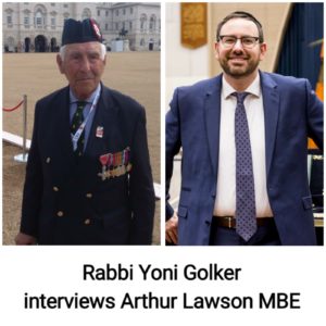 Rabbi Yoni Golker interviews Arthur Lawson MBE